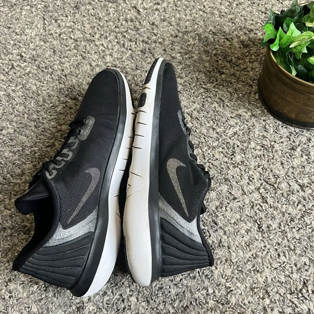Nike Running Shoes Sneakers Size 9.5 Womens Flex Supreme TR 5 Black Athletic